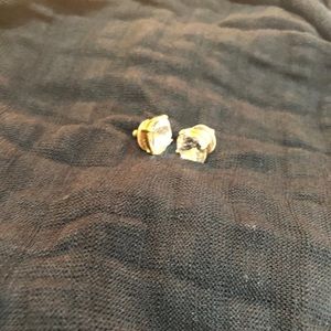 Kate Spade “Diamond” Studs set in yellow gold